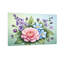 Plants &Flowers Pink Rose Purple Blue Flowers Green Leaves-414074200-414074203-414074207