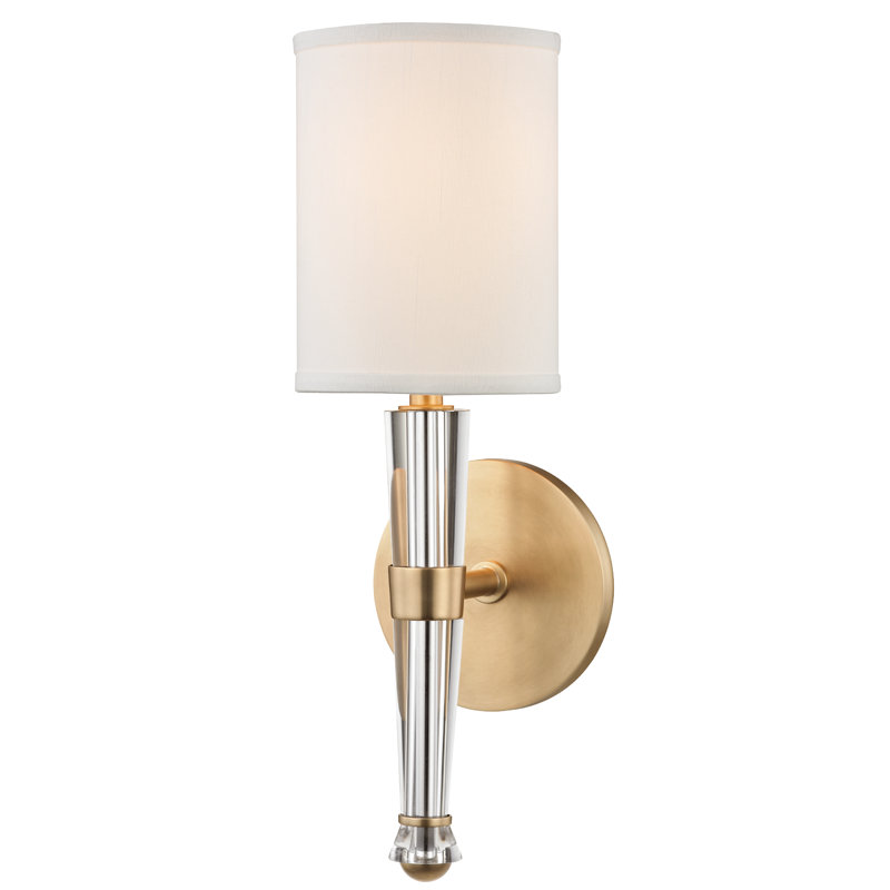 Volta 1 - Light Wallchiere, Aged Brass