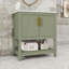 Bathroom Vanity with Ceramic Sink, Botom Shelf and Storage Cabinet-941088263