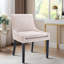 Chaise d'appoint rembourrée en velours côtelé Demarrion-1828228482