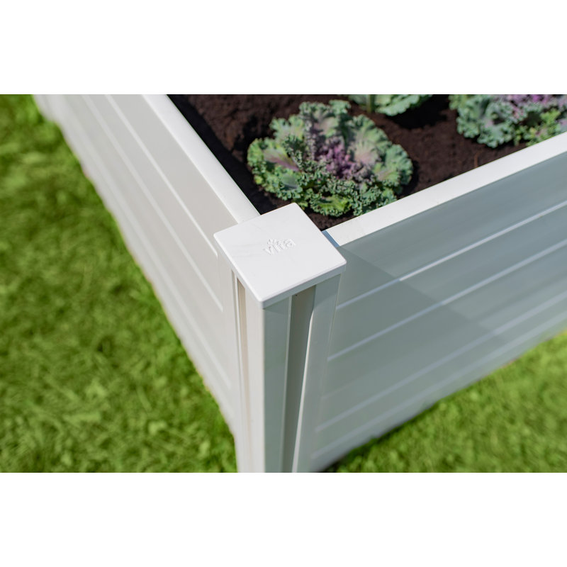 CLASSIC White Vinyl 4x4 Composting Garden