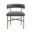 Fauteuil d'appoint en velours-164394747