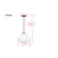Nelda 1-Light 36.83cm Globe Pendant