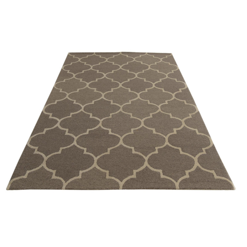Tapis gris 5 x 8 Powley