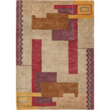 Modern One-of-a-Kind Rectangle 4'6" x 6'6" Area Rug