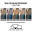 Tapis bleu tissé à la machine Bolk-129908154