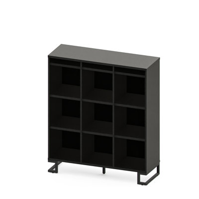 DeJuana 139cm H x 119cm W Cube Bookcase