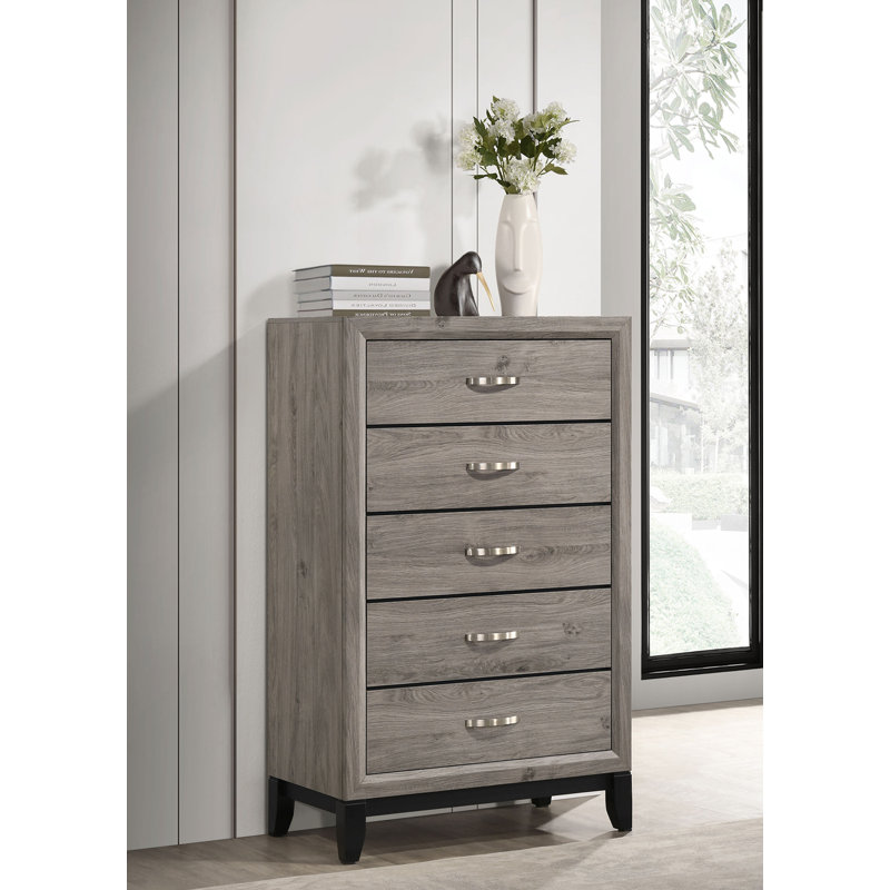 Commode transitionnelle l 31,65 po, brun