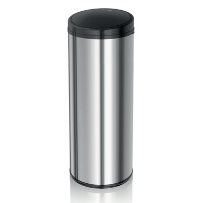 Chroma Round 50 L Motion Sensor Stainless Steel Bin