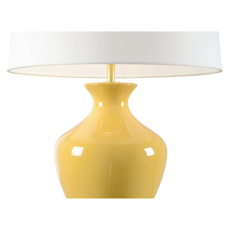 Lampe de table Parkway, Glacis moutarde épicée