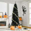 Arbre de Noël artificiel régulier (double) avec aiguilles noires-2053338292