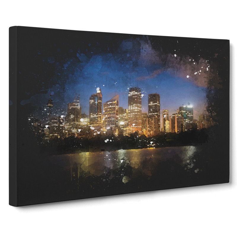 Sydney Skyline Vol.2 - Wrapped Canvas, 60cm H x 91cm W x 3cm D