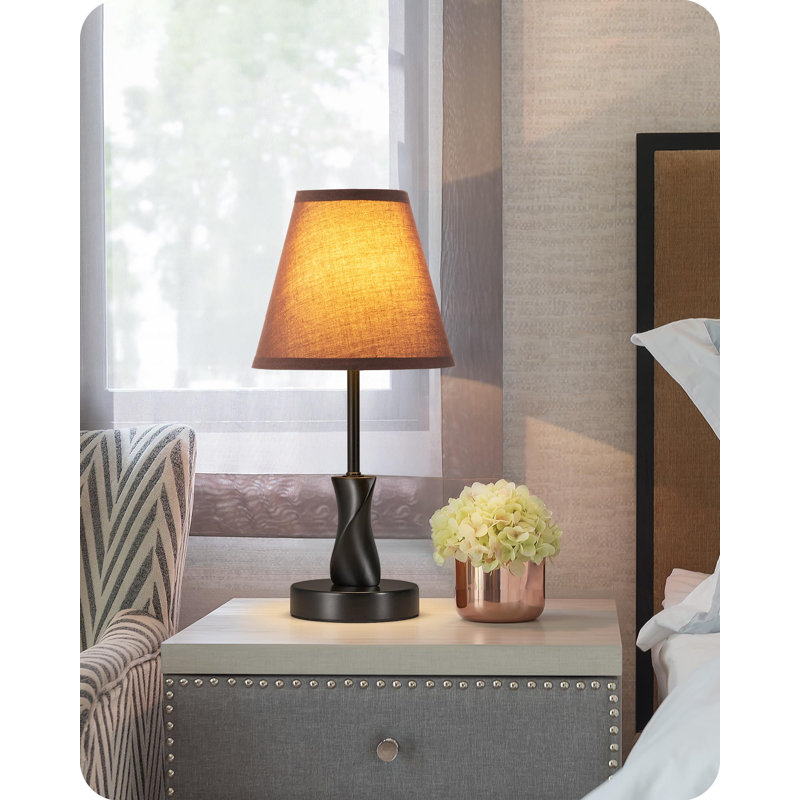 Metal Table Lamp, Black