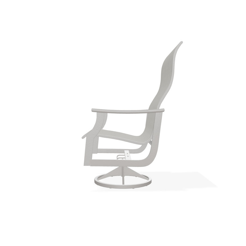 St. Catherine Polymer Outdoor Lounge Chair, Warm Gray, Sicily