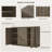 54.7'' W Modern 2-Door And 3-Drawer Fluted Sideboard With Adjustable Shelves-14616920-25929584