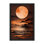 Nature Inspired Full Moon by  - Picture Frame Painting on Paper