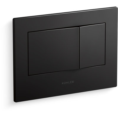 Plaque de commande biseautée pour réservoir encastré 2 x 4 et système de support