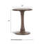20" Cast Stone Occasional Side Table -Cocoa Finish