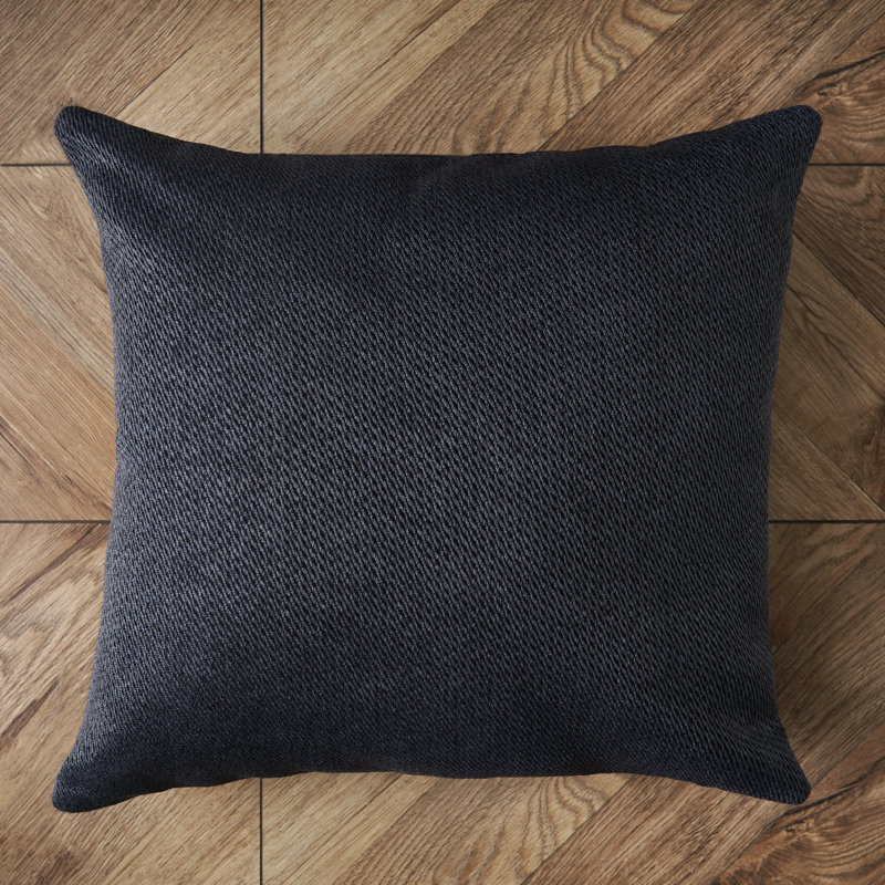 Agbogla Square Throw Cushion, Charcoal
