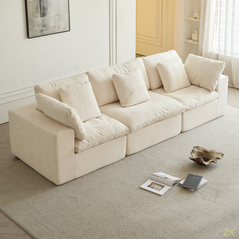 Canapé modulaire modulaire, canapé modulaire compressé de style minimaliste moderne, canapé-lit pour le salon, canapé-lit compressé confortable, conception peu encombrante