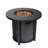 30" Propane Gas Fire Pit Table, 50000 BTU Round Steel Fire Pit for Outside Patio Deck Garden Courtyard