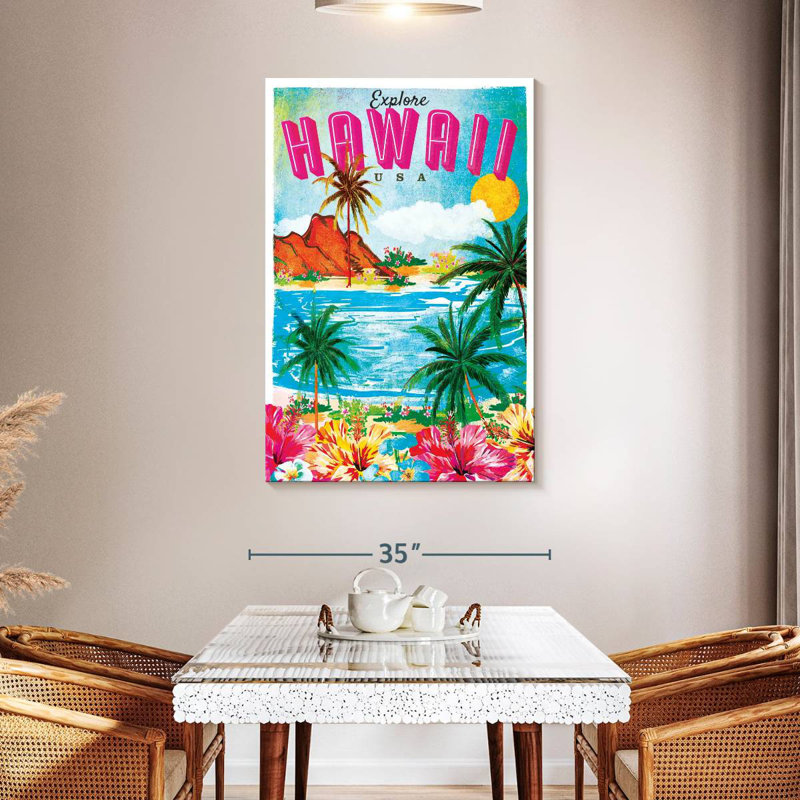 Explorez Hawaï, H 48 po x l 32 po