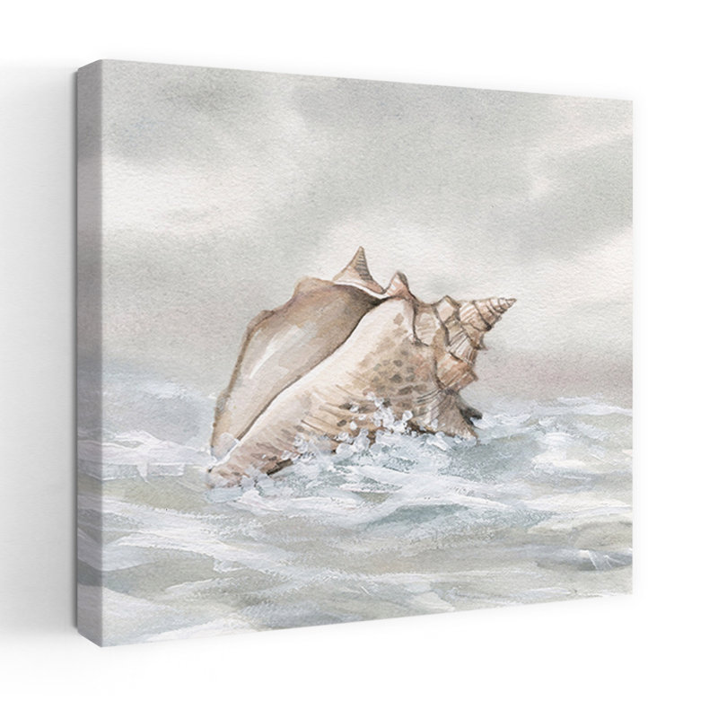 Washed Ashore III, art mural contemporain abstrait, H 32 po x l 32 po
