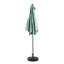 Parasol de table d'extérieur 9 pi avec parasol inclinable et manivelle, parasol de marché 6 côtes robustes, terrasse, cour, piscine (base non incluse)-314996914