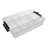 Farberware Snacklebox 11-Compartment Organizer with Plastic Locking Lid and Black Handles, 11x16 Inches