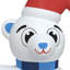 Ours en peluche de Noël DEL-1533160591