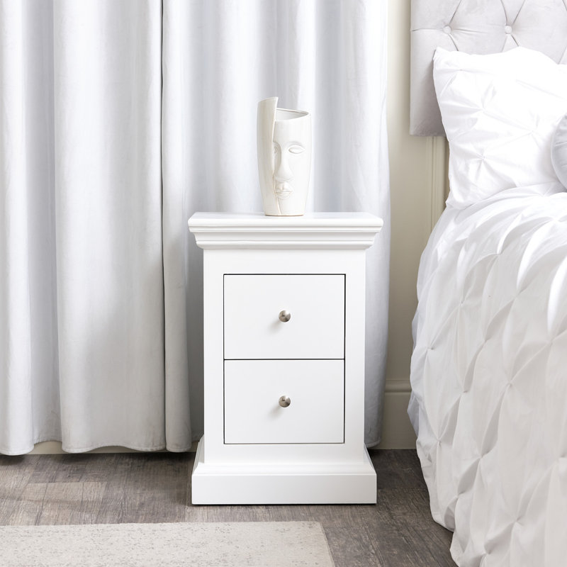 Ninave 40cm W Manufactured Wood Bedside Table