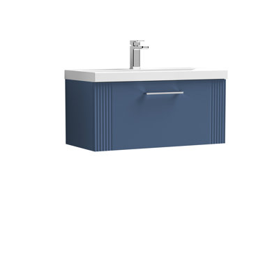 Deco 810mm Single Bathroom Vanity with Integrated Vitreous China Basin