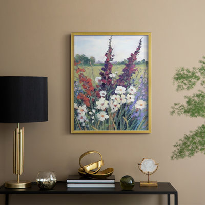 FLORAL Series DCXXXVIII  -Premium Framed Print -Ready to Hang - No Nails Required