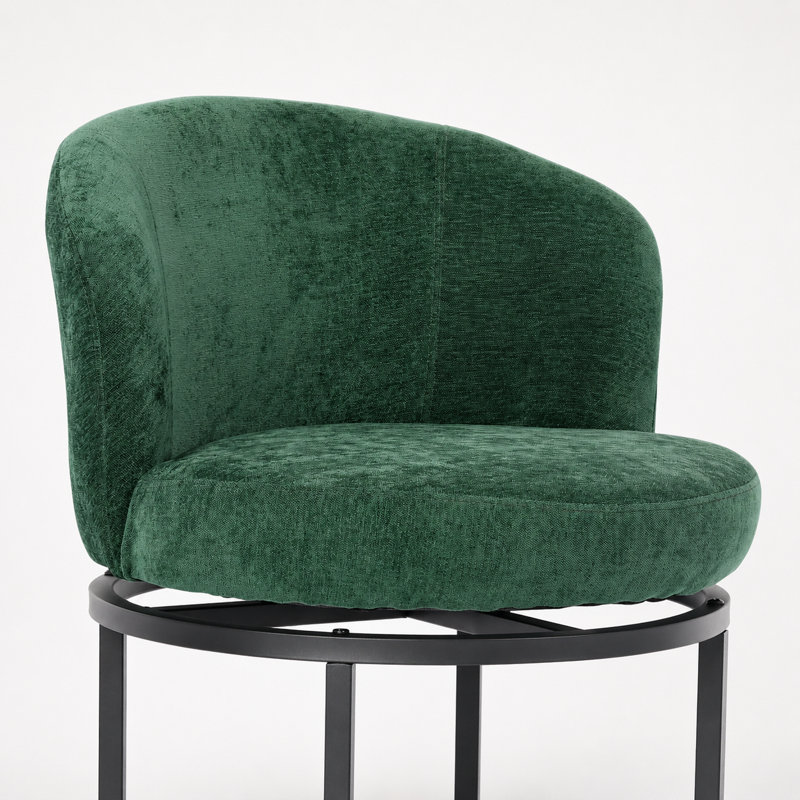Tabouret de baril 27 "pivotant avec retour automatique, Vert