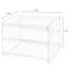  Étagère de rangement à 3 niveaux en blanc-1177999568