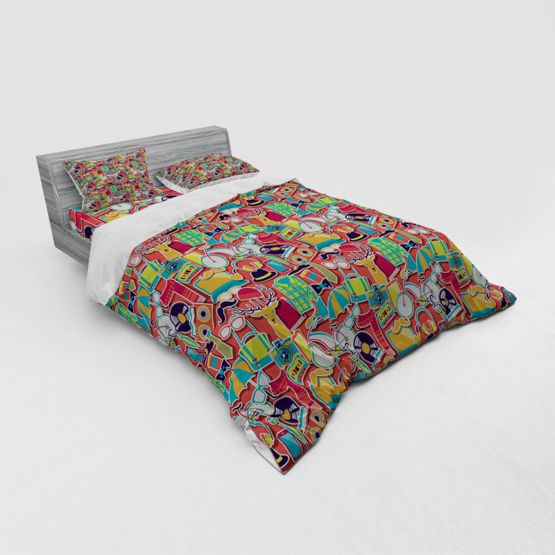 Polyester Duvet Cover, Queen Duvet Cover + 3 Additional Pieces
