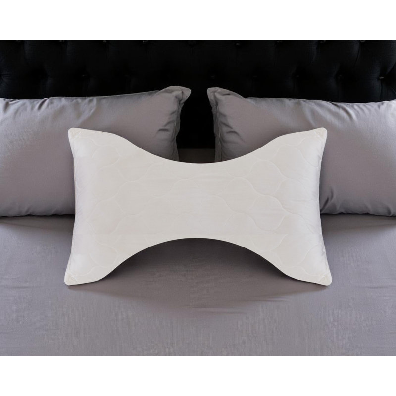 Oreiller ergonomique hypoallergénique en coton
