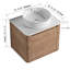 Meuble-lavabo mural avec lavabo d'art en céramique-910735431