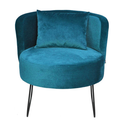 Lever Upholstered Barrel Chair