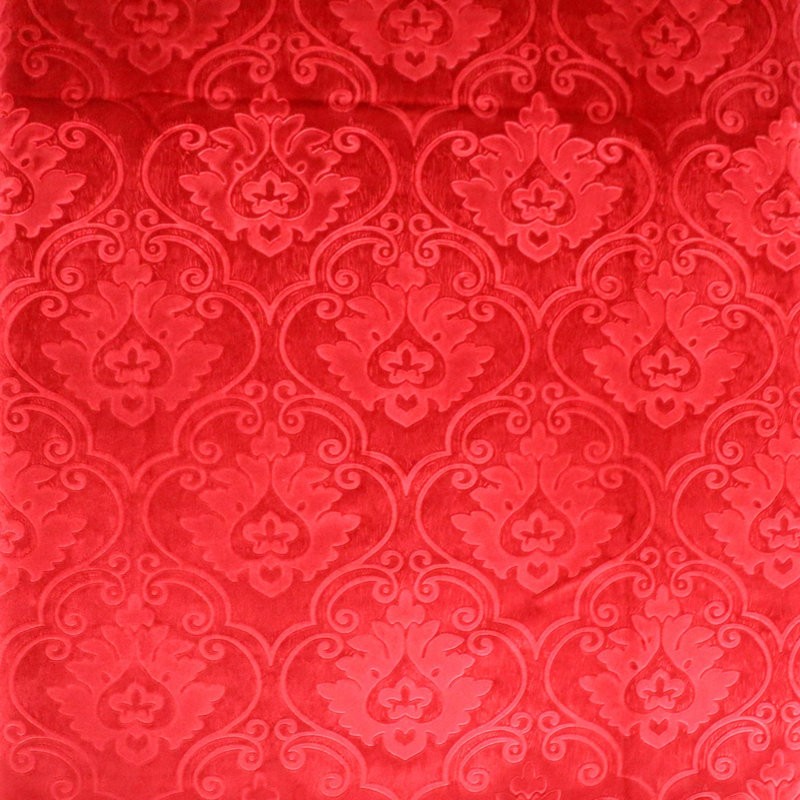 Rideau obscurcissant en velours Izea, Rouge, L 54 po x L 72 po