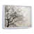 White Floater Framed