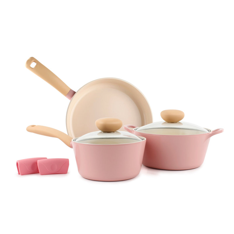 Batterie de cuisine antiadhésive 5 pièces Retro