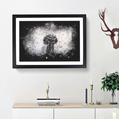 A Dandelion Flower - Framed Print