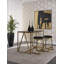 Abdullah Swivel Upholstered Stool with Metal Frame
