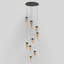 Delonda 9 Light Glass Dimmable LED Pendant-1775188574