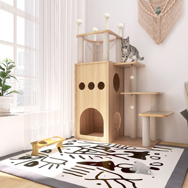 https://assets.wfcdn.com/im/49369330/resize-h600-w600%5Ecompr-r85/2147/214754549/Tavion+Wooden+52%22+Modern+Cat+Tree+Tower+with+2-Floor+Condo%2C+Capsule+Nest+and+Dangling+Balls%2C+for+Indoor+Large%2FBig+Cats.jpg