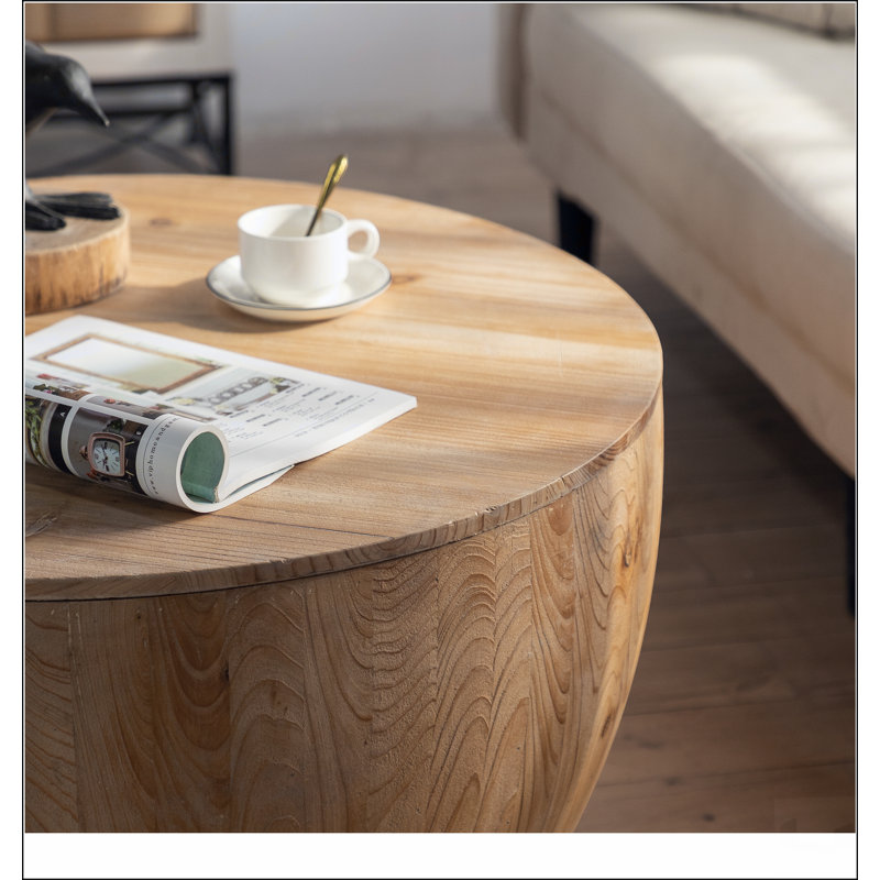 BLACK MDF coffee table 39.37inch Modern Handcraft