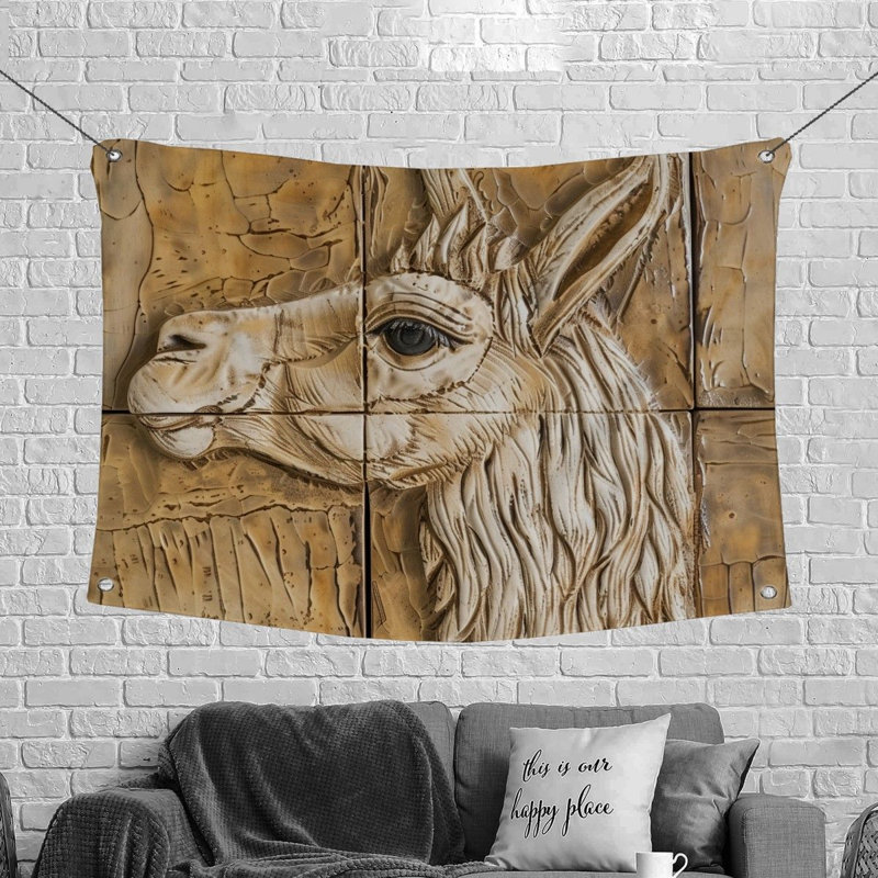 Microfiber Fabric Tapestry, 88" H x 104" W