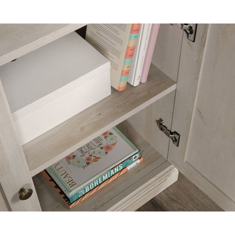 St. Nicholas Standard Bookcase, Light Gray, (3 Shelves) 69.76"H x 35.28"W x 10.51"D