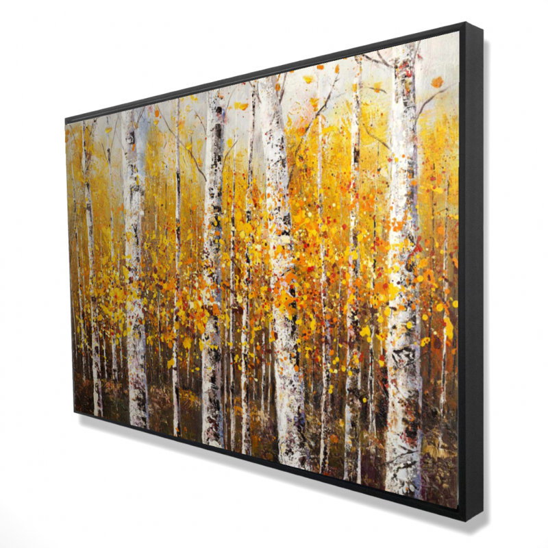 «Birches By Sunny Day» sur toile